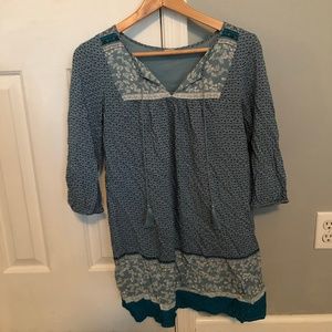 Printed Tassel Dress